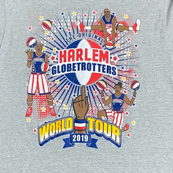 Harlem Globetrotters 2019 World Tour Graphic Tee Size S - Picture 2 of 4
